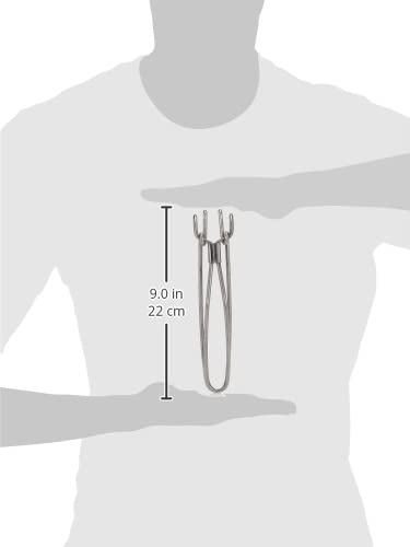 Raj Stainless Steel Doctor Pakkad Arts, 25.5 cm, P00004, Pakkad , pincer , chimta , Tongs , Utensil Holder with Handle Smart Kitchen Tool