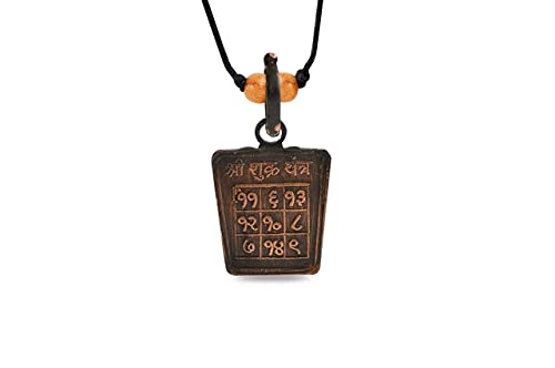 Shukra Yantra Locket de cobre para el bienestar diario urbano