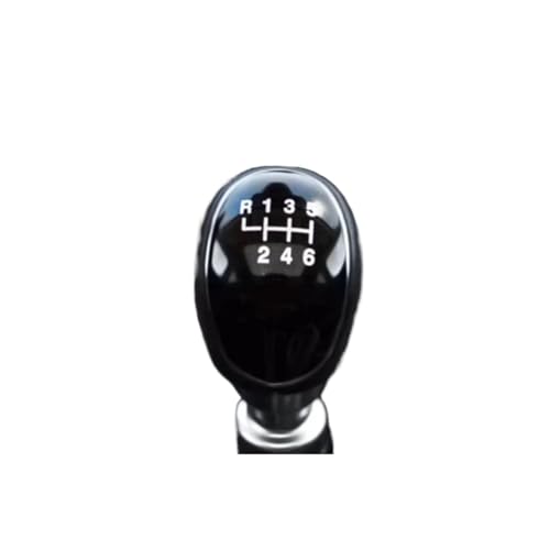 Schalthebel Kompatibel Mit Ford Für C-Max 2007-2021 Auto Auto Zubehör AUXITO Schwarz Schaltknauf 6 Geschwindigkeit