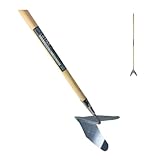 Synx Tools ridger Carter 20cm, Cultivateur, Forgé, Outils de Jardin houes, Désherbage, avec Acier 160cm, Producteurs de Sol, Motoculteur, buttage
