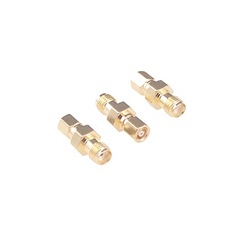 Adaptador coaxial SMC macho a SMA hembra x4 miniatura 2