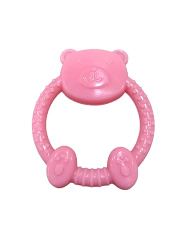Image of BabyGo Animal Shape Baby Teething Rings | BPA-Free Silicone Toy Set with Nipple Teethers for Infants & Newborns | Organic Gum Soother, Gentle Oral Comfort & Teething Relief (Pack of 3, Multicolor)