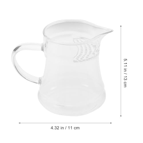 Jarra de vidrio que soporta cambios de temperatura para preparar té sin roturas 7