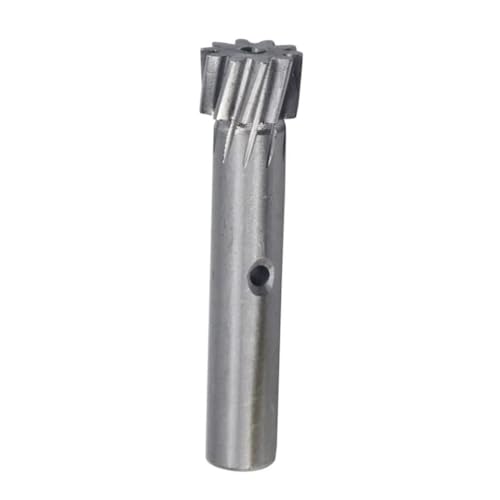 MoSundi Eje mezclador y piñón 240210-2 4162037 compatible con mezcladores de cocina, metal para pieza de repuesto, fácil instalación