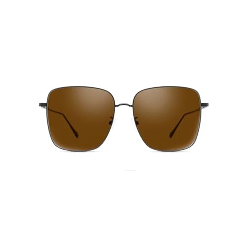 Lunettes de soleil métalliques surdimensionnées style vintage avec une protection UV400 complète