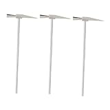 Yardwe 3 Pcs Kalimba Tuning Hammer for Percussion Instrument Sound Maintenance Rounded Flat Head for Delicate Parts Comfortable Grip for Key