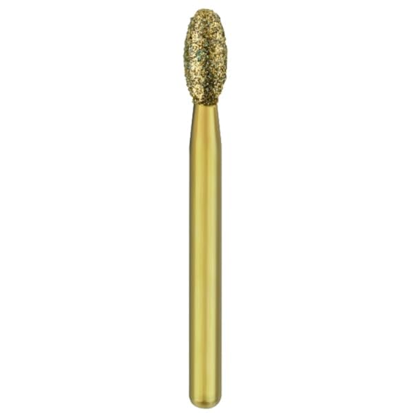 SS White 18167 Great White Z GWZ 379-023M Football Zirconia Cutting Medium Grit Diamond Burs 5/Pk
