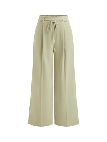 CIDER Womens Straight Leg Pants Slacks Business Casual Pants with Pockets