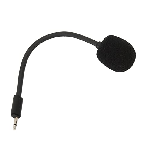 Diyeeni Detachable Auxiliary Microphone Mic Fits for 100 Gaming Headsets, Noise Cancelling Replacement Mic 2.5mm Jack, Bendable Microphone Arm, Plug and Play