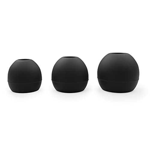 Okuli Set of 12 Memory Foam EarBuds & Silicone EarBuds Ear Tips For Earphones Headphones, Black - Image 3
