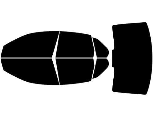 Rvinyl Window Tint Kit Compatible with Volkswagen Jetta 2006-2010 (Sedan) - Complete Precut Kit - 5%