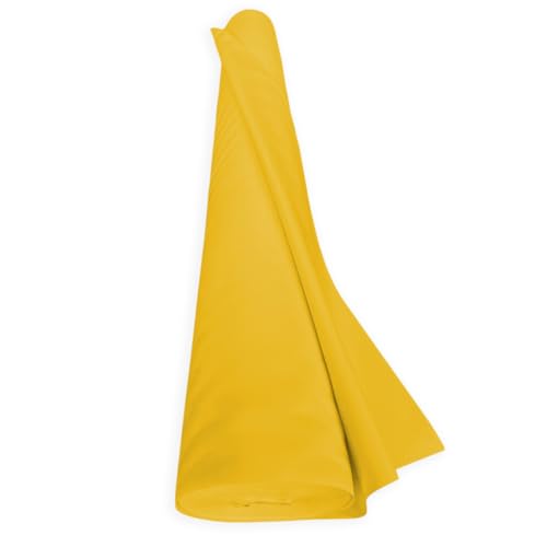 Vertigo - Tela para el sol, para exterior, jardín, balcón, por metro, impermeable e impermeable, altura 150 cm, amarillo unido