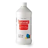 Craft Smart 32oz. White Acrylic Paint Fast Drying Paint...