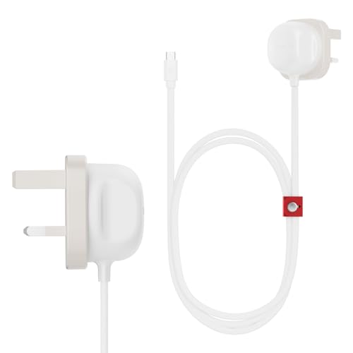 Twelve South PowerCord All-in-One 30W USB-C Fast Charger with Universal Compatibility– 4 ft Charging Cable + Wall Adapter Block with USB-C PD 3.0 for iPhone, iPad, Samsung, MacBook Air, and More, Dune