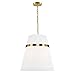 Dainolite SYM-183P-AGB-WH3 Light White Pendant