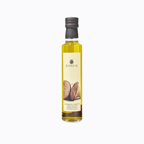 Condimento de Aceite de Oliva Virgen Extra con Boletus Edulis La Chinata- Sabor Gourmet para Arroces, Cremas y Salsas - 250 ml