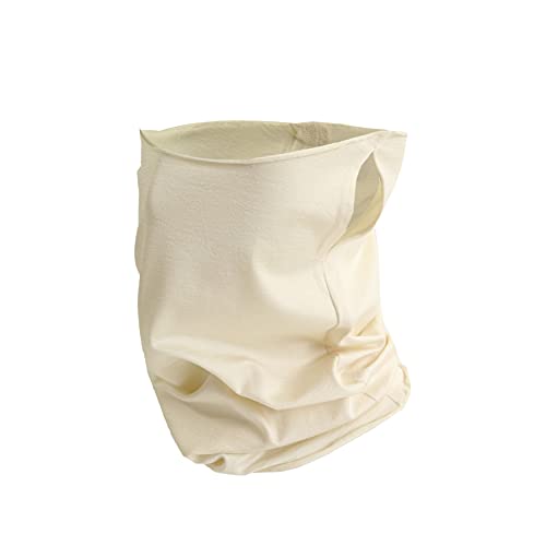 【HASEGAWA】なめらかシルクのネックゲイター (ホワイト)