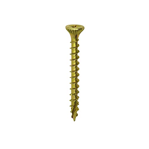 5.0 Optimaxx Extreme Performance Wood Screws 600PC Maxxtub (5.0x50mm, Zinc Plate & Yellow Passivated, Pozi Wood Screws) - Image 4