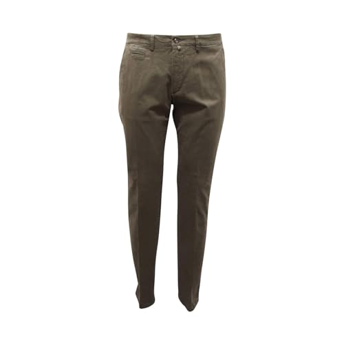 Pantalone uomo slim fit BRIGLIA 9110AQ en coton premium