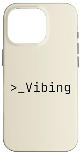 Funny Vibe�R�[�f�B���OAI�G�[�W�F���g�J���҃v�����v�g�G���W�j�A�R�[�_�[ �X�}�z�P�[�X iPhone 16 Pro �p