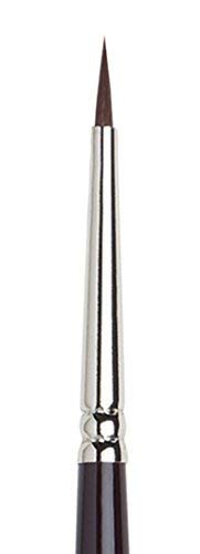 Winsor & Newton Galeria Synthetic Filament Brush for Acrylic Painting - Round - Long Handle - Size - 2, with Maximum Colour Holding Capacity, Strong, Resilient & Flexible