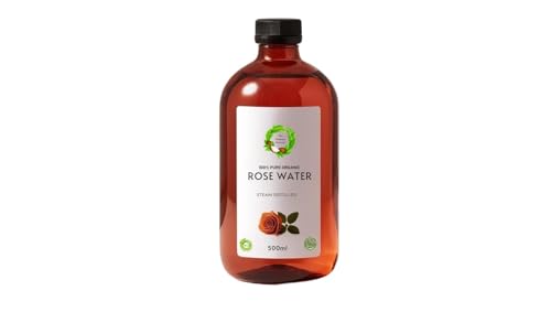 Rose Water Spray for Face 500ml | Pure Gulab Jal | No Additives, Chemicals, or Preservatives | Natur...