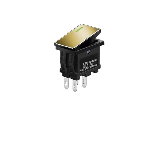Interrupteur KCD1 7A pour remplacer un bouton défectueux sur boîtier électrique 24V