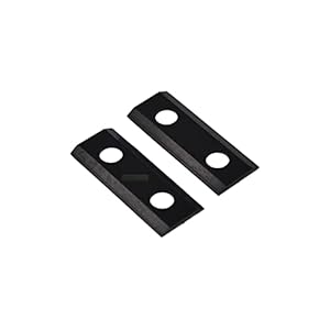 2 x omkeerbare messen compatibel met ATIKA Rasant Junior Swing Bauspar MH E-Flor Diana Biolux hakselaar