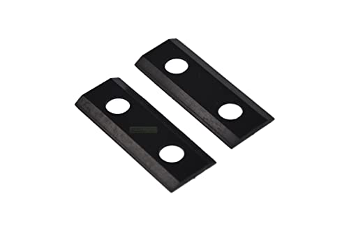 2 X Wendemesser kompatibel mit ATIKA 1200 1600 1800 2000 2200 2300 2400 2500 2600 2800 Häcksler