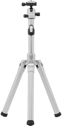 MeFOTO Globetrotter Air Travel Tripod and Selfie Stick | Monopod | Load Capacity 8 KG | Max Height: 68.1 Inches (Titanium)