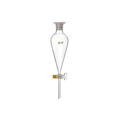 Rettberg 114131036 Scheidetrichter, 250 mL, Konisch Ungraduiert, NS PE-St, 29/32 Glasküken, NS-14.5