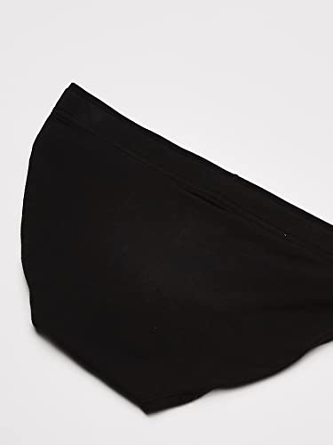 2(X)Ist Men's Cotton Stretch No Show Brief 3-Pack, Sliq Deep Black, Medium #TOP2