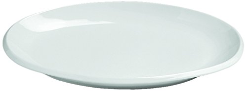 TOGNANA Magnum-Vassoio Ovale con Motivo Bianco Sporco, 46 x 27 x 5 cm