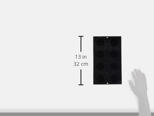 Image secondaire de De Buyer - Plaque de 8 Canelés MOUL'FLEX en silicone - 17,5 x 30 cm -, Noir