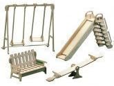 Dolls House Outdoor Playground Wooden Furniture Kit 1:12 scale Age 6+