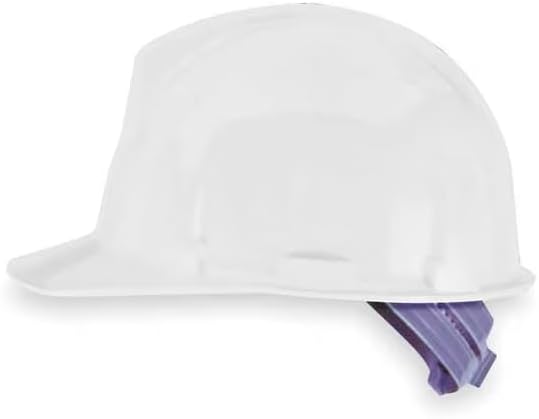 Hard Hat, Polyethylene, 4 Point One-Touch, Type 1, Class E, White, Mfr: 454728-A