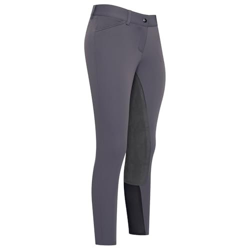 Image of EURO STAR Arista Fashion Diamond Full Woman Riding Pants 38 Grey