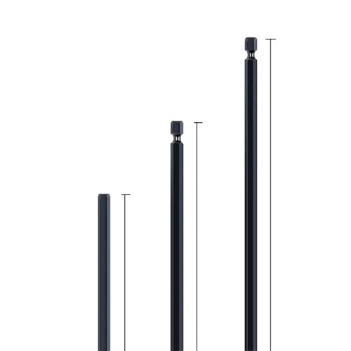 Tige d'extension hexagonale pour atteindre les zones difficiles en menuiserie