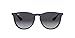 Ray-Ban ERIKA - RUBBER BLUE Frame GREY GRADIENT Lenses 54mm Non-Polarized