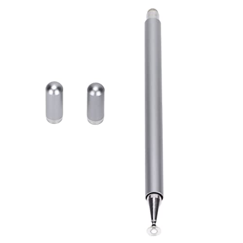 Wedinard Tablet Accessories, High Durability Fibre Tip Stylus Pens Accurate Control Aluminium Alloy Appropriate Size for Mobile Phone for Notebook Tablet(Grey)