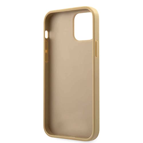 Coque Guess V Quilted iPhone 12 mini TPU semi rigide Couleur or - vue 3