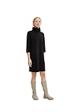 TOM TAILOR Damen Kleid mit Stehkragen 1034481, 14482 - Deep Black, 32