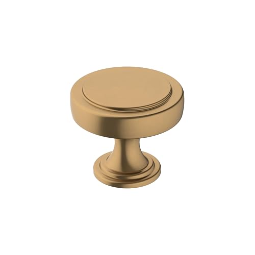 Amerock | Cabinet Knob | Champagne Bronze | 1-3/8 inch (35 mm) Diameter | Exceed | 1 Pack | Drawer Knob | Cabinet Hardware