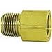 Imperial 90556 Brass Pipe Thread Adapter, 3/8" X 1/4", Per Package Of 10