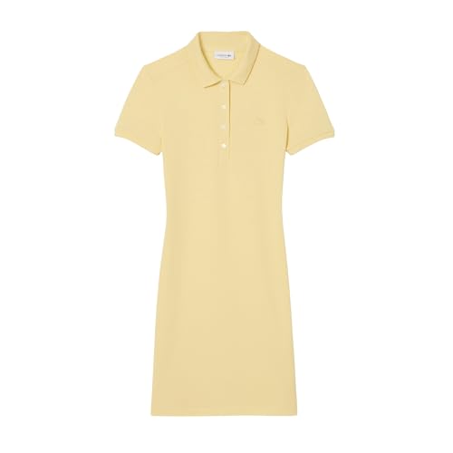 Image of Lacoste Women's Slim Fit Stretch Petit Pique Polo Dress