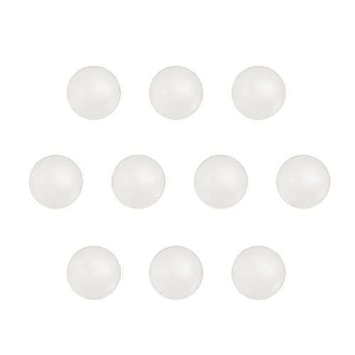 Bolas de rodamiento de 8mm en nylon sólido uxcell G1 para un deslizamiento suave y silencioso