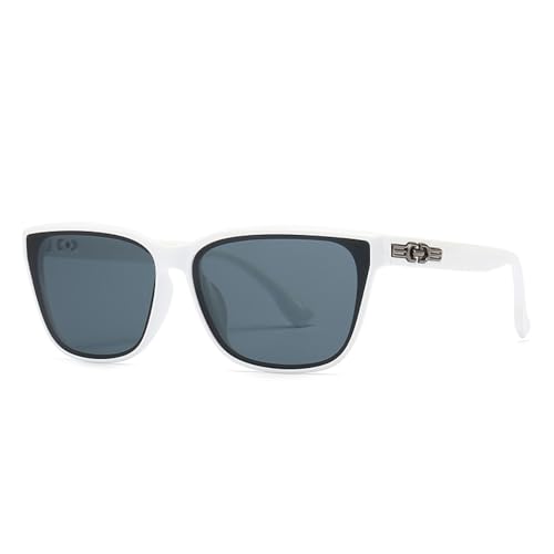 Lunettes modernes carrées à monture renforcée et finition mate