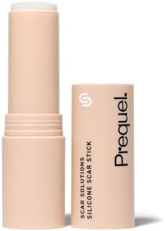 Prequel Skin Scar Solutions 60% Silicone Scar Stick. Thick Solid Velvety Film for Scars. Formula Infused with Centella Asiatica Extracts and Vitamin E. Soothing and Occlusive