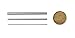 Accusize Industrial Tools U.S. and Metric Thread Measuring Wire Set with Thread Measuring Wire Holders, Eg06-1002