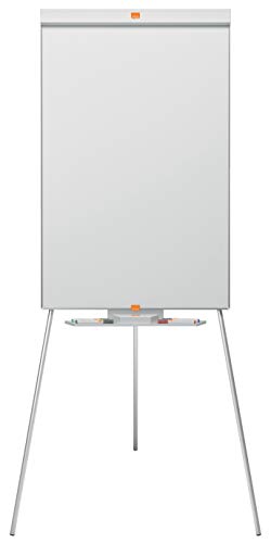 Weekly Top Sale Nobo Basic Melamine Tripod Easel (Height Adjustable, Suitable for Flip Charts), 975 x 690 mm